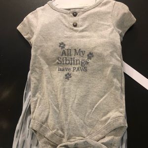 3-6 month onesie never worn